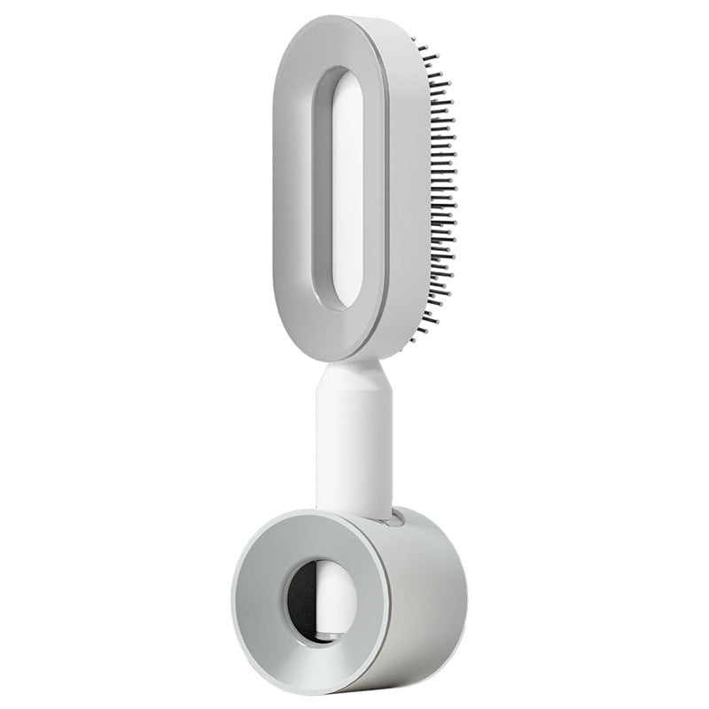 Self-Cleaning Hair Brush with One-Click Removal - Professional Anti-Static Detangler