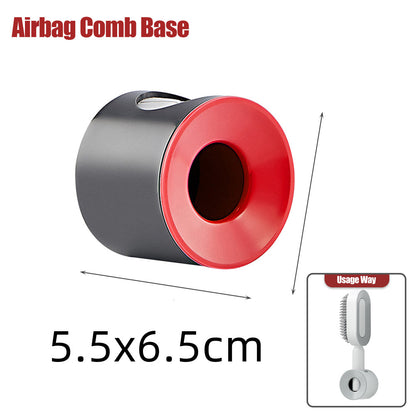 Self-Cleaning Hair Brush with One-Click Removal - Professional Anti-Static Detangler